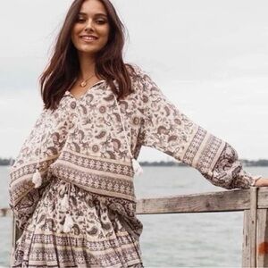 Spell & the Gypsy Collective | Journey Blouse Tassels Bohemian Cottagecore Flowy